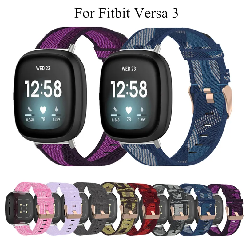 Nylon Loop Strap for Fitbit Versa 3 4 Band Women Men Adjustable Breathable Sport Bracelet for Fitbit Sense 2 Smart watch Corre
Nylon Loop Strap for Fitbit Versa 3 4 Band Women Men Adjustable Breathable Sport Bracelet for Fitbit Sense 2 Smart watch Corre