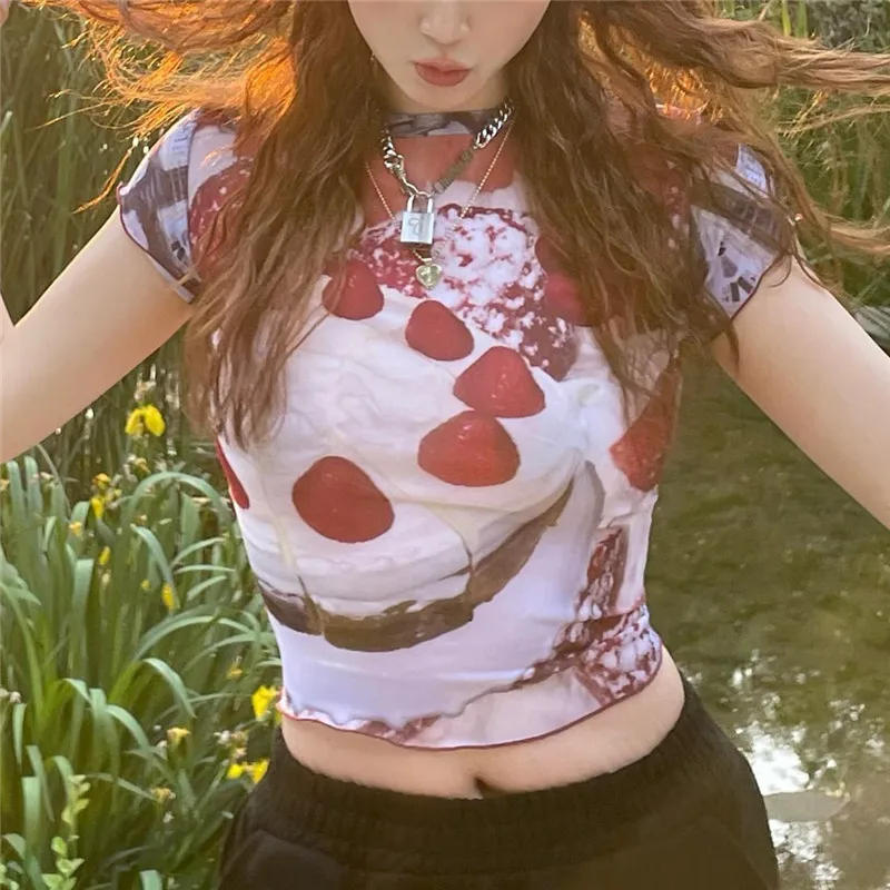 90s Streetwear Harajuku Goth Short Sleeve T-shirt Y2K Fashion Printed Cute Baby Tees Summer E-girl Streetwear Crop Tops Slim Tee
90s Streetwear Harajuku Goth Short Sleeve T-shirt Y2K Fashion Printed Cute Baby Tees Summer E-girl Streetwear Crop Tops Slim Tee