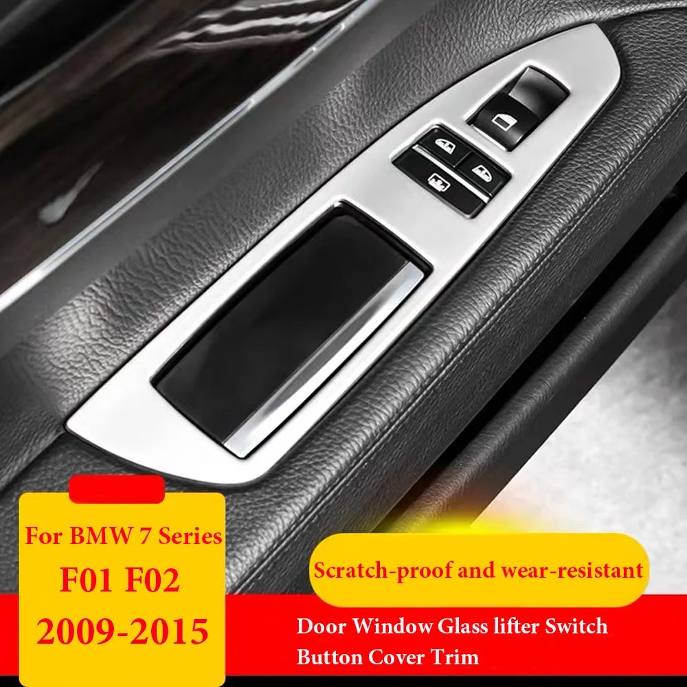 For BMW 7 Series F01 F02 2009 2010 2011-2015 Interior Door Window Glass lifter Switch Button frame Cover Trim Auto Accessories
For BMW 7 Series F01 F02 2009 2010 2011-2015 Interior Door Window Glass lifter Switch Button frame Cover Trim Auto Accessories