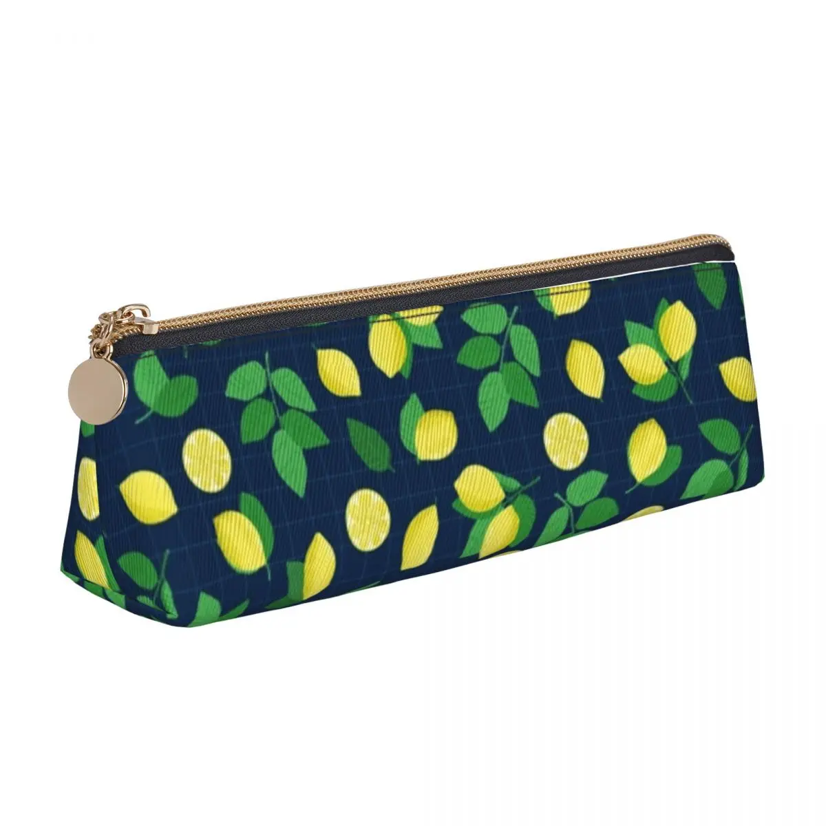 Lemon Life Triangle Pencil Case Green Leaves Print Simple Zipper Pencil Box For Teens Stationery Leather Pen Pouch
Lemon Life Triangle Pencil Case Green Leaves Print Simple Zipper Pencil Box For Teens Stationery Leather Pen Pouch
