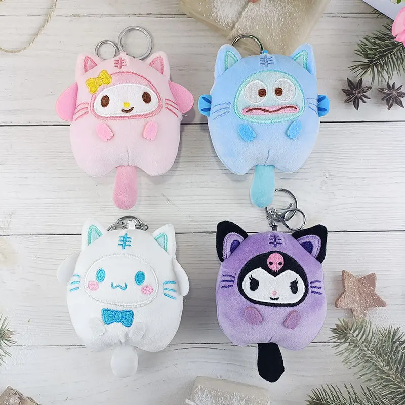 Sanrio Kawaii Kitty трансформация собака Корица куроми плюшевый брелок ПП Хлопок Плюшевые игрушки Висячие украшения для детских подарков
Sanrio Kawaii Kitty трансформация собака Корица куроми плюшевый брелок ПП Хлопок Плюшевые игрушки Висячие украшения для детских подарков