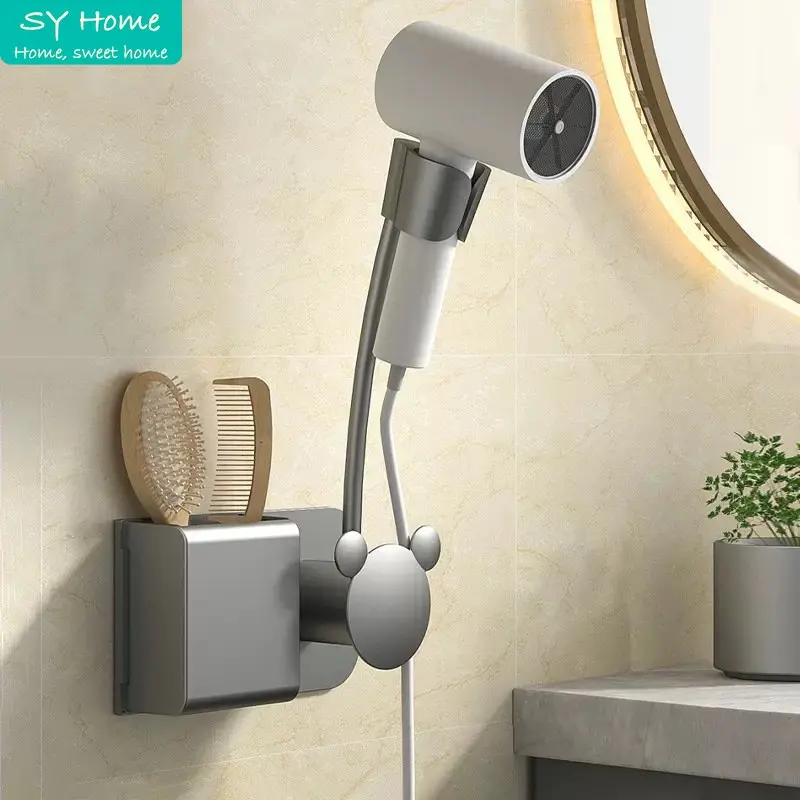Punch-Free Hair Dryer Rack Wall-Mounted Hand-Held Rotating Lazy Bracket Bathroom Bathroom Hair Dryer Storage
Punch-Free Hair Dryer Rack Wall-Mounted Hand-Held Rotating Lazy Bracket Bathroom Bathroom Hair Dryer Storage