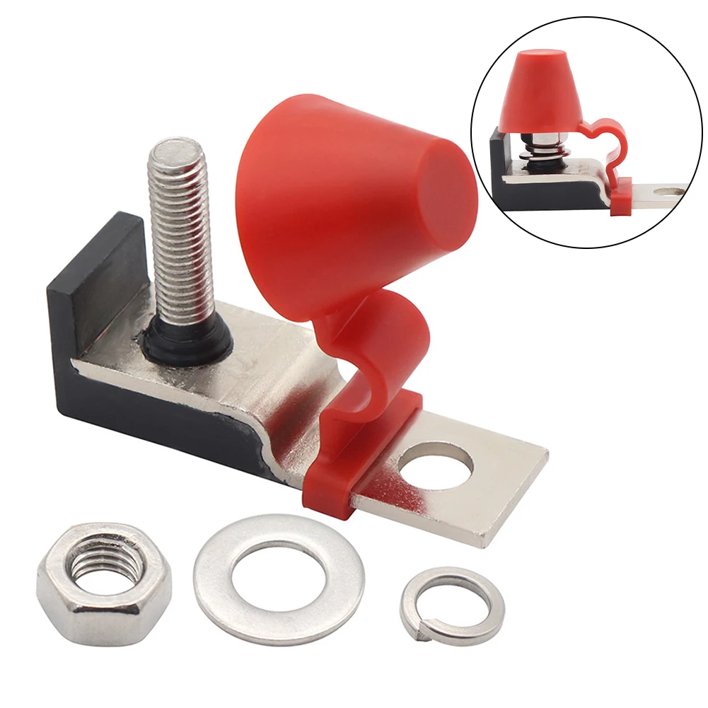 Terminal Mount Fuse Block Kit 58V With Single Stud 5/16"(M8) Marine Rated Battery Fuse And Waterproof Cap For Boat Truck RV
Terminal Mount Fuse Block Kit 58V With Single Stud 5/16"(M8) Marine Rated Battery Fuse And Waterproof Cap For Boat Truck RV
