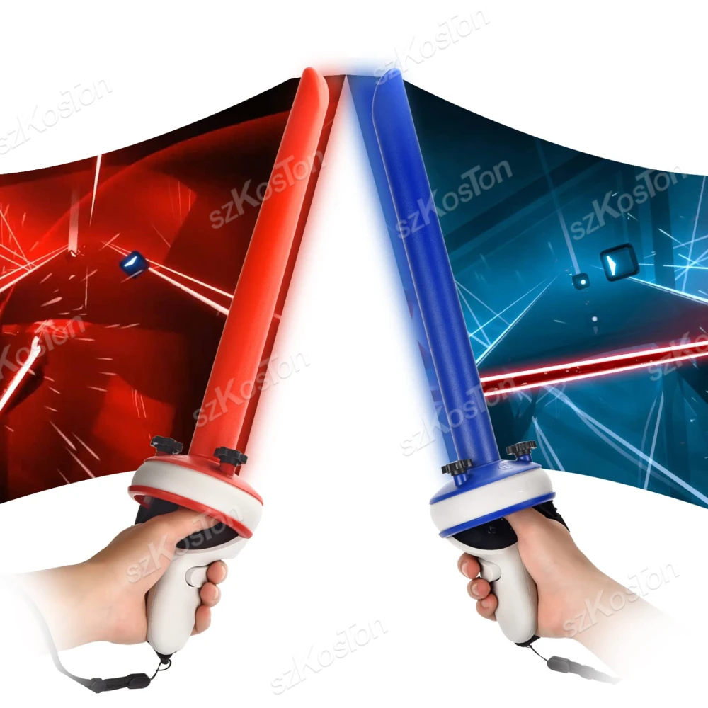 Beat Saber Handles Controller Grips For Oculus Quest 2 Playing Beat Saber Games Dual Lightsaber For Oculus Quest 2 Accessories
Beat Saber Handles Controller Grips For Oculus Quest 2 Playing Beat Saber Games Dual Lightsaber For Oculus Quest 2 Accessories