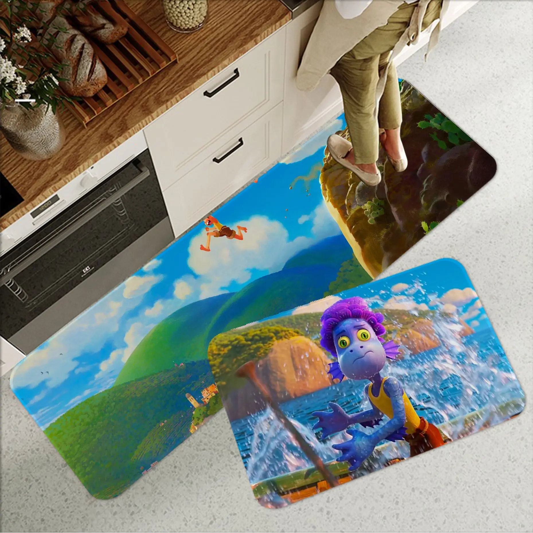 Disney LUCA Room Mats Non-Slip Laundry Room Mat Laundry Decor Balcony Child Living Room Doormat Area Rug
Disney LUCA Room Mats Non-Slip Laundry Room Mat Laundry Decor Balcony Child Living Room Doormat Area Rug