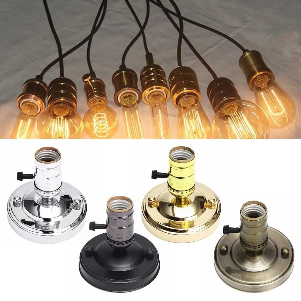 Aluminium E27 E26 Lamp Holder Bright 240V Black Silver Gold Light Screw Socket Retro Bulb Bases E27 E26
Aluminium E27 E26 Lamp Holder Bright 240V Black Silver Gold Light Screw Socket Retro Bulb Bases E27 E26