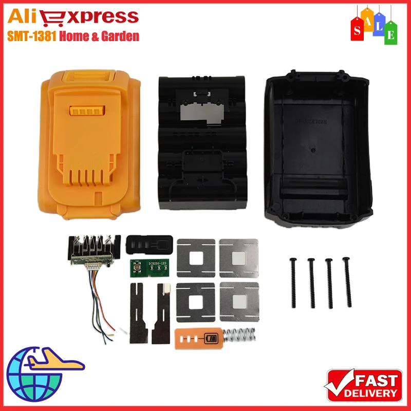 ForDewalt DCB200 Battery Plastic Case PCB Protection Circuit Board For-Dewalt 18V 20V Cordless Impact Driver Drill
ForDewalt DCB200 Battery Plastic Case PCB Protection Circuit Board For-Dewalt 18V 20V Cordless Impact Driver Drill