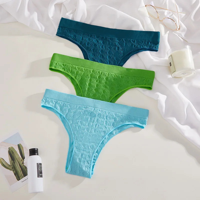 Breathable Knit Thongs Underwear Panties Low Rise Seamless Lingeries for Women Tenu Sexy Femme Solid Color Lenceria Mujer
Breathable Knit Thongs Underwear Panties Low Rise Seamless Lingeries for Women Tenu Sexy Femme Solid Color Lenceria Mujer