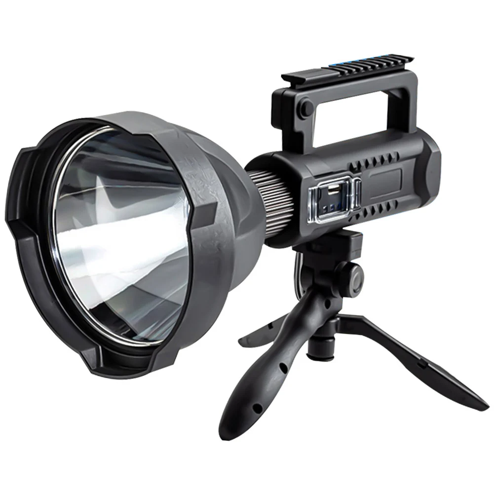 High Power LED Flashlight Spotlights Portable Waterproof Torch Outdoor Searchlight with Mountable Bracket Emergency Power Bank
High Power LED Flashlight Spotlights Portable Waterproof Torch Outdoor Searchlight with Mountable Bracket Emergency Power Bank