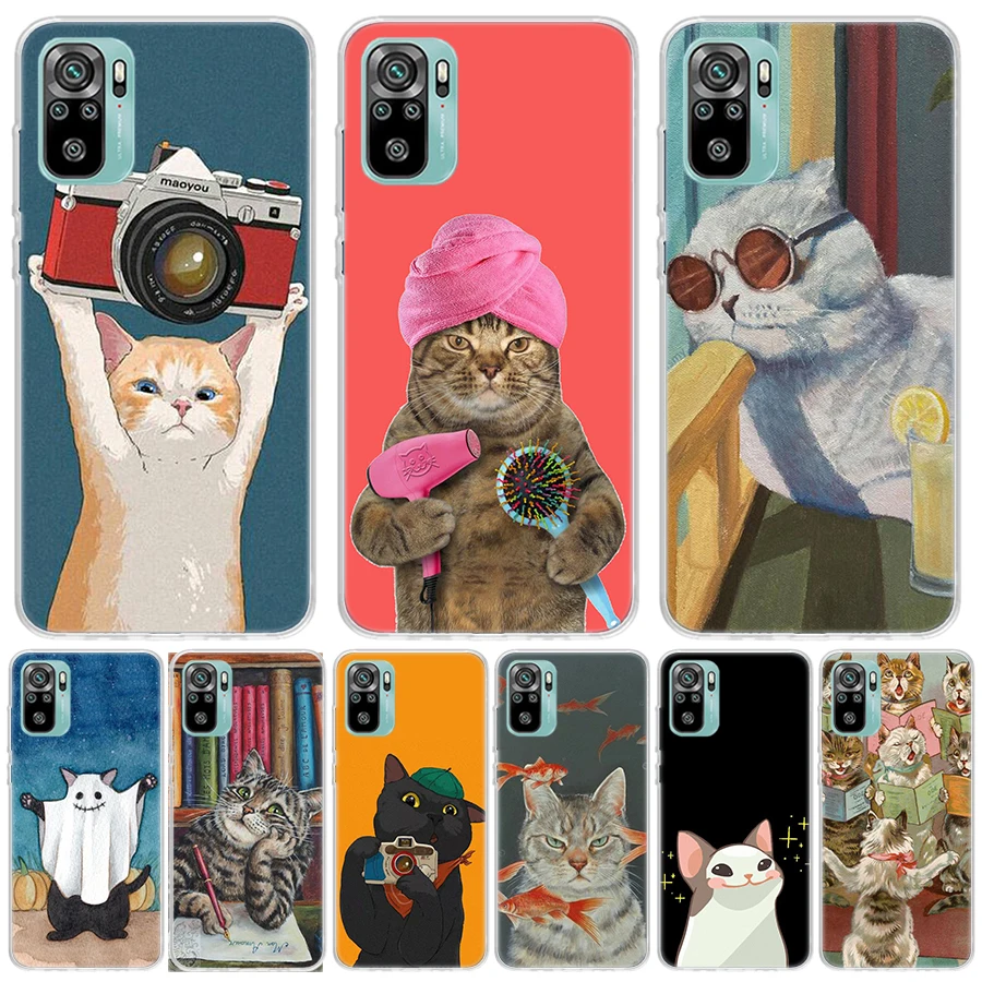 Cute Cartoon Lucky Cats For Xiaomi Redmi Note 10S 10 11S 11 9S 9 8T 8 Pro Phone Case 11T 5G 11E 9T 7 6 5 5A 4X Fundas Cover Coqu
Cute Cartoon Lucky Cats For Xiaomi Redmi Note 10S 10 11S 11 9S 9 8T 8 Pro Phone Case 11T 5G 11E 9T 7 6 5 5A 4X Fundas Cover Coqu