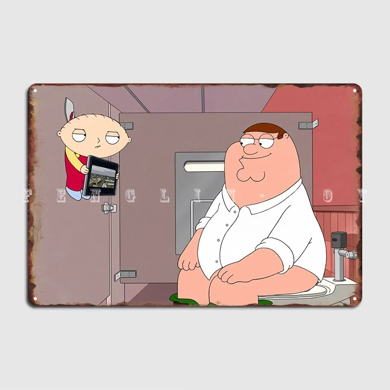 Peter's Toilet Break Metal Sign Club Bar Mural Painting Cinema Living Room Design Tin Sign Poster
Peter's Toilet Break Metal Sign Club Bar Mural Painting Cinema Living Room Design Tin Sign Poster
