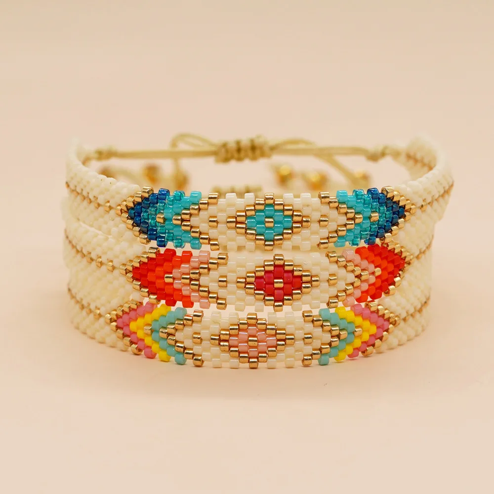 Vlen Turkish Evil Eye Bracelet Jewelry Handmade Beads Woven Miyuki Bracelets Ins Mexican Fashion Pulseras Mujer Moda 2023 New
Vlen Turkish Evil Eye Bracelet Jewelry Handmade Beads Woven Miyuki Bracelets Ins Mexican Fashion Pulseras Mujer Moda 2023 New