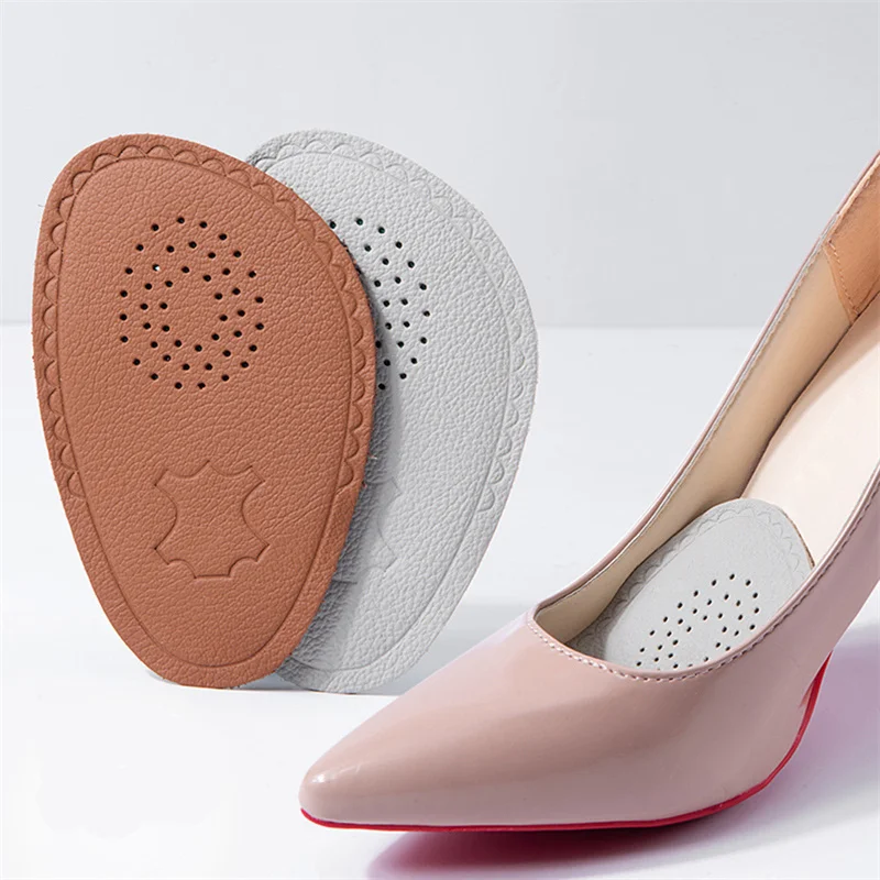 Half Yard Leather Insoles for Forefoot Anti-wear Breathable Soles Padding Women High Heel Non-slip Comfort Cushion Foot Inserts
Half Yard Leather Insoles for Forefoot Anti-wear Breathable Soles Padding Women High Heel Non-slip Comfort Cushion Foot Inserts