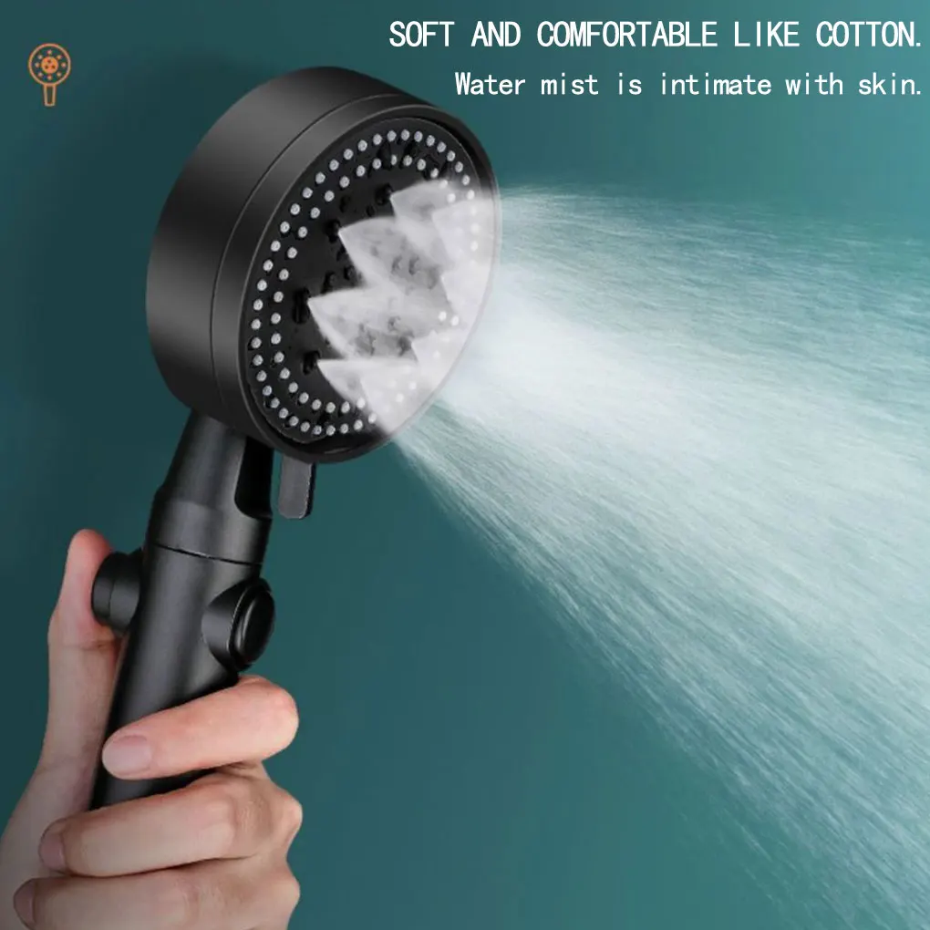 Shower Head Water Saving 5 Mode Adjustable High Pressure Shower One-key Stop Water Massage Eco Shower Bathroom Accessories
Shower Head Water Saving 5 Mode Adjustable High Pressure Shower One-key Stop Water Massage Eco Shower Bathroom Accessories