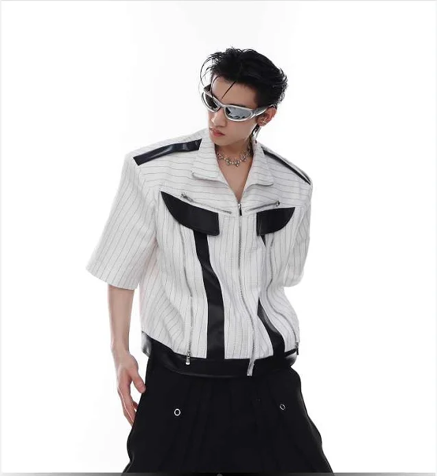 outerwear Q04404 Men's and jacket in line with the 2023 fashion trend, a well-known luxury men's clothing brand designed for
outerwear Q04404 Men's and jacket in line with the 2023 fashion trend, a well-known luxury men's clothing brand designed for