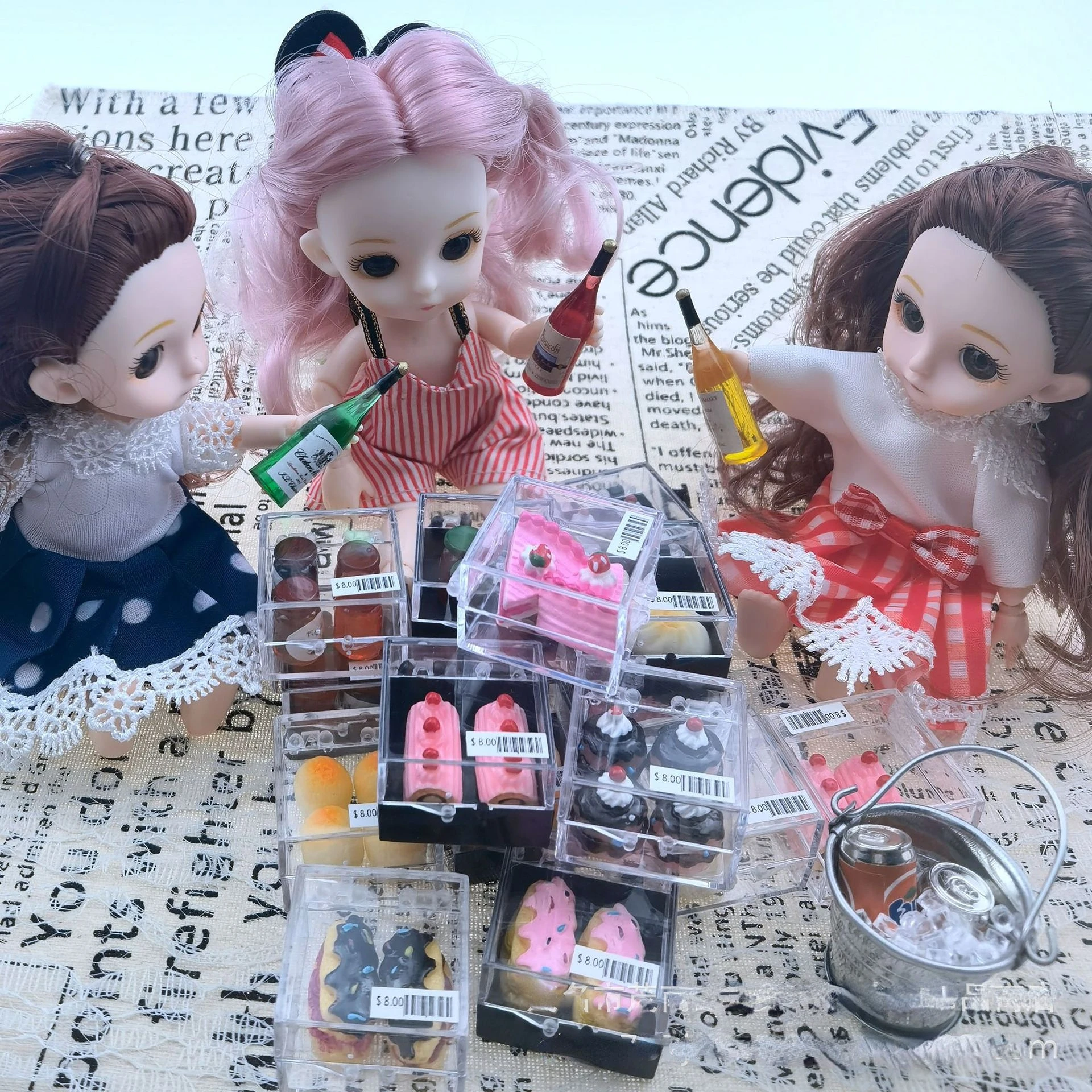 1 box 1/6 1/12 Dollhouse Miniature Accessories Mini Plate Dollhouse Miniature Baking Tray for Doll House Decoration
1 box 1/6 1/12 Dollhouse Miniature Accessories Mini Plate Dollhouse Miniature Baking Tray for Doll House Decoration