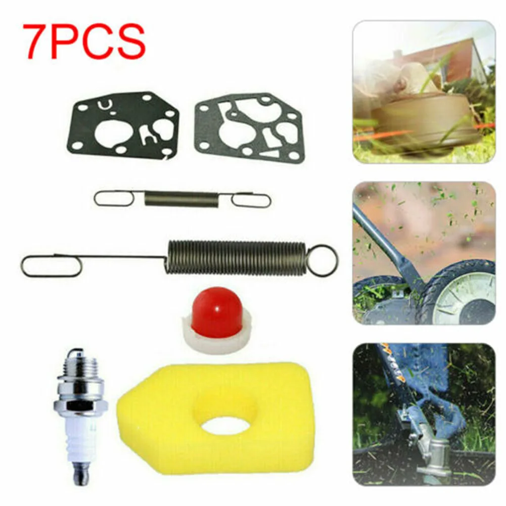 7Pcs Lawn Mower Service Kit Fits For Sprint&Classic Motors 691859 692211 Engines Lawn Mower Spare Parts Yard Gardening Supplies
7Pcs Lawn Mower Service Kit Fits For Sprint&Classic Motors 691859 692211 Engines Lawn Mower Spare Parts Yard Gardening Supplies