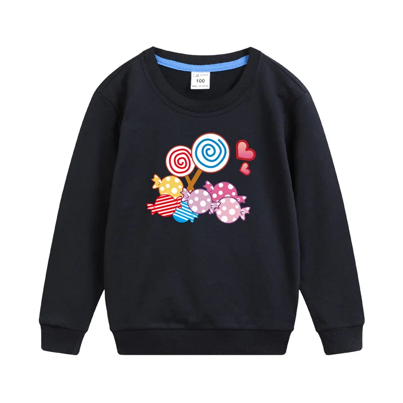 Aimi Lakana Lollipop Cute Pullover Baby Girls Autumn Sweatshirt Round Neck Cartoon Top Girl Cotton Costumes 
Aimi Lakana Lollipop Cute Pullover Baby Girls Autumn Sweatshirt Round Neck Cartoon Top Girl Cotton Costumes