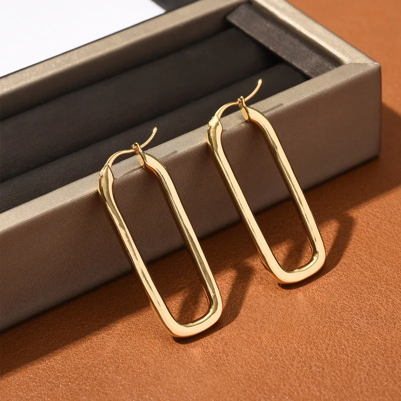 French Fashion Simple Rectangular Earrings Ins Cold Wind Trend Personality Titanium Steel Hundred Matching Gifts 2023 New
French Fashion Simple Rectangular Earrings Ins Cold Wind Trend Personality Titanium Steel Hundred Matching Gifts 2023 New