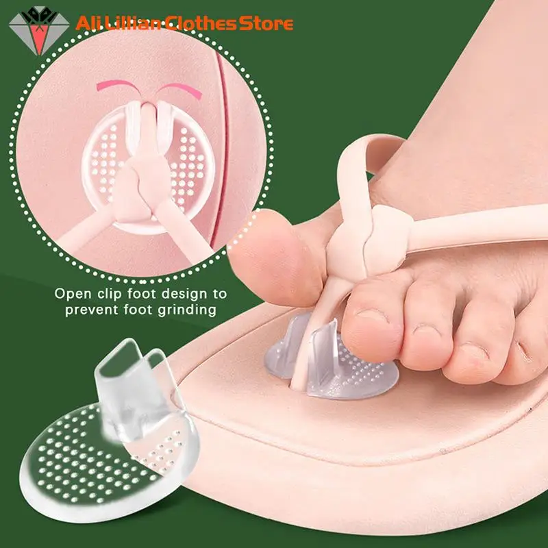 Silicone Flip Gel Cushions Pad Toe Protectors Anti-slip Transparent Forefoot Shoe Pads Insoles Cushion For Flip Flops Sandals
Silicone Flip Gel Cushions Pad Toe Protectors Anti-slip Transparent Forefoot Shoe Pads Insoles Cushion For Flip Flops Sandals