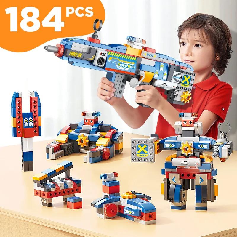 Gun model building block,Exercise children's imagination Multiform assembly of educational toy gun souptoys Children's Gift
Gun model building block,Exercise children's imagination Multiform assembly of educational toy gun souptoys Children's Gift