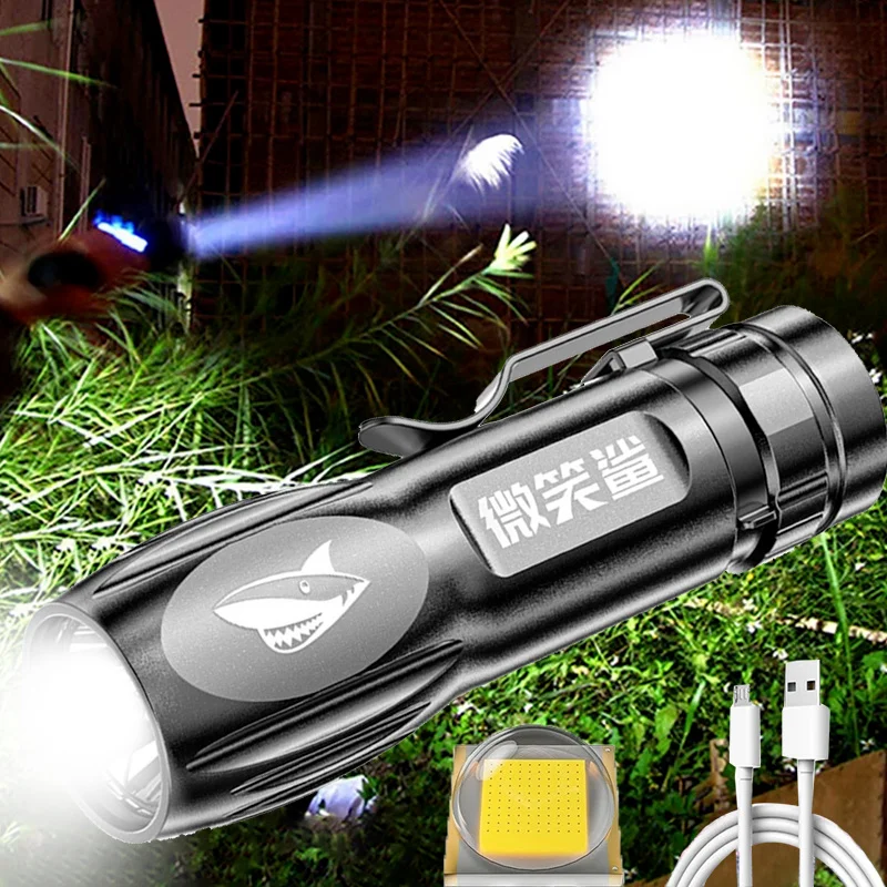 Миниатюрный перезаряжаемый светодиодный фонарик, расстояние освещения 100 метров, водонепроницаемый тактический фонарик, используемый для ...
Миниатюрный перезаряжаемый светодиодный фонарик, расстояние освещения 100 метров, водонепроницаемый тактический фонарик, используемый для ...