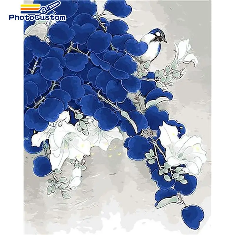 PhotoCustom Paint By Number Flower Hand Painted Painting Art Drawing On Canvas Gift DIY Pictures By Numbers Kits Home Decor 
PhotoCustom Paint By Number Flower Hand Painted Painting Art Drawing On Canvas Gift DIY Pictures By Numbers Kits Home Decor