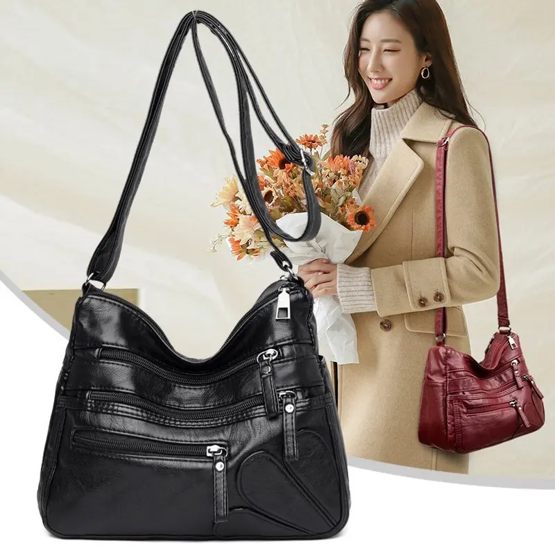 High Quality Women's Soft Leather Shoulder Bags Multi-Layer Classic Crossbody Bag Luxury Designer Handbag and Purse 
High Quality Women's Soft Leather Shoulder Bags Multi-Layer Classic Crossbody Bag Luxury Designer Handbag and Purse