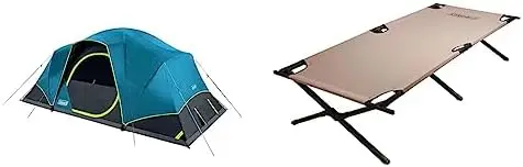 Camping Tent with Dark Room Technology, 4/6/8/10 Person Family Tent Sets Up in 5 Minutes and Blocks 90% of Sunlight, Weatherproo
Camping Tent with Dark Room Technology, 4/6/8/10 Person Family Tent Sets Up in 5 Minutes and Blocks 90% of Sunlight, Weatherproo