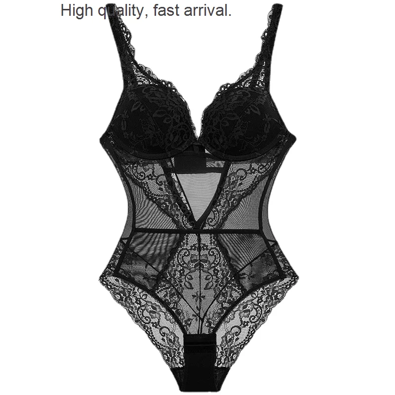Style European French and American Top Thin Bottom Thick Sexy Bra Jumpsuit Transparent Lace Beautiful Back Corset Sexy
Style European French and American Top Thin Bottom Thick Sexy Bra Jumpsuit Transparent Lace Beautiful Back Corset Sexy