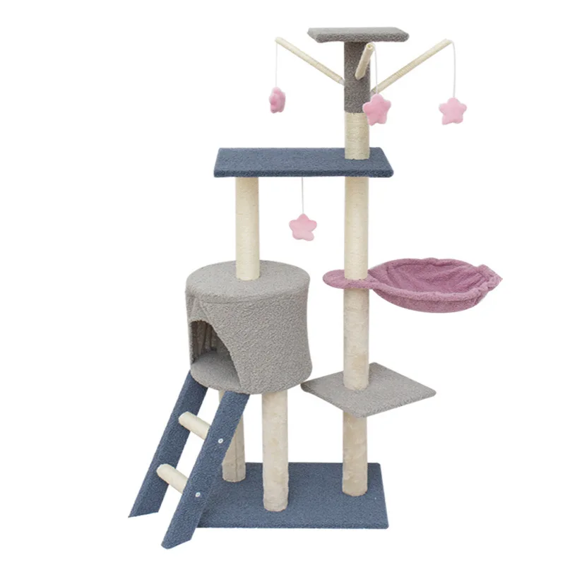 Large cat climbing frame Sisal cat scratching board Cat litter with multi-layer platform
Large cat climbing frame Sisal cat scratching board Cat litter with multi-layer platform