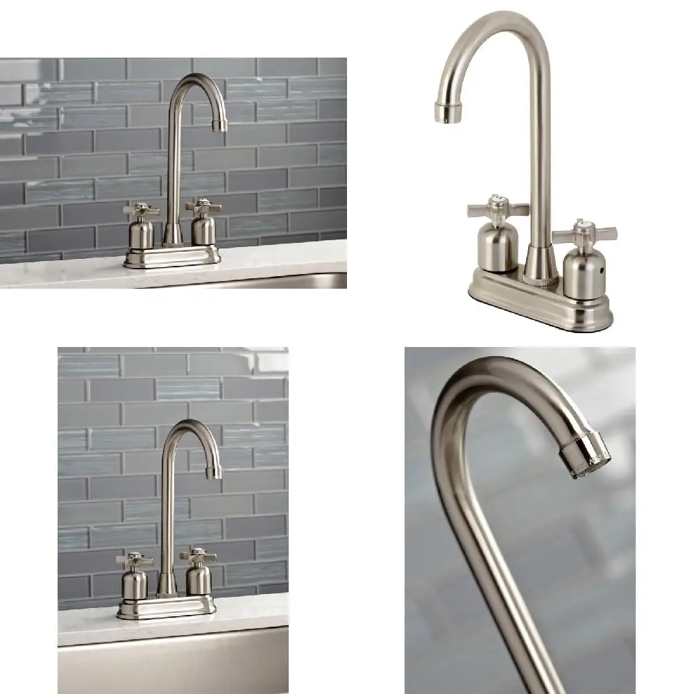 Modern, Elegant Timeless Millennium Brushed Nickel Kitchen Bar Faucet Sink Accessory - Perfect for Everyday Use!
Modern, Elegant Timeless Millennium Brushed Nickel Kitchen Bar Faucet Sink Accessory - Perfect for Everyday Use!