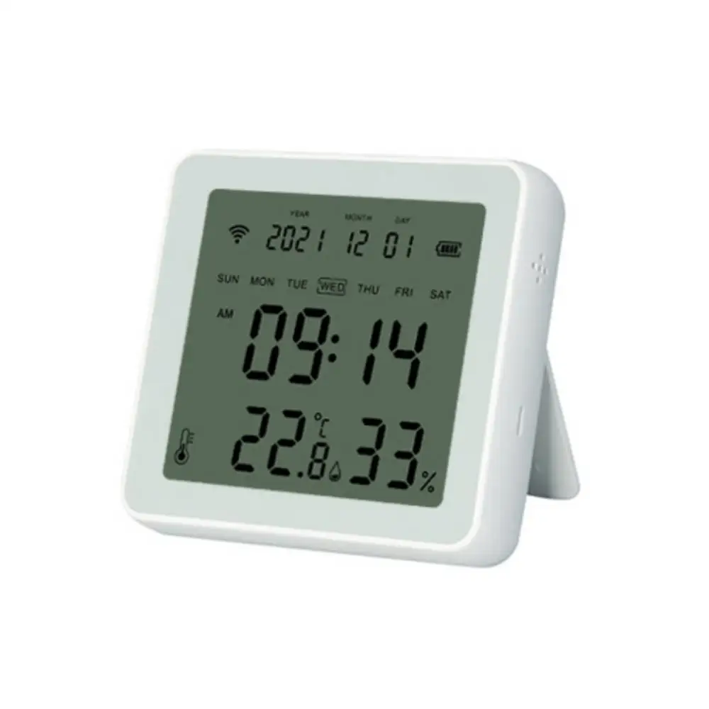 Indoor Bluetooth Alarm Clock Mini Low Power Smart Home Tuya New Temperature And Humidity Sensor App Push
Indoor Bluetooth Alarm Clock Mini Low Power Smart Home Tuya New Temperature And Humidity Sensor App Push