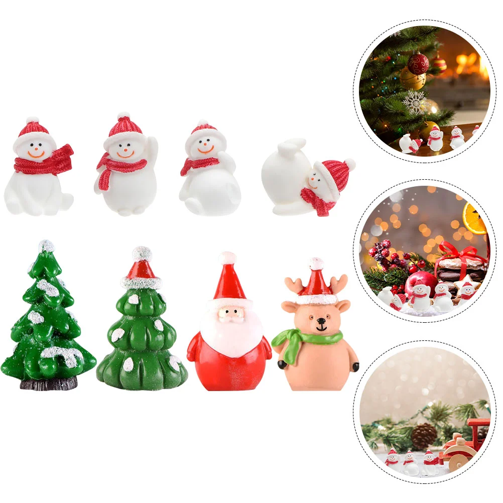 8Pcs Adorable Resin Christmas Miniature Model Adorable Tiny Model Garden Decor for Festival Xmas Home Desktop
8Pcs Adorable Resin Christmas Miniature Model Adorable Tiny Model Garden Decor for Festival Xmas Home Desktop