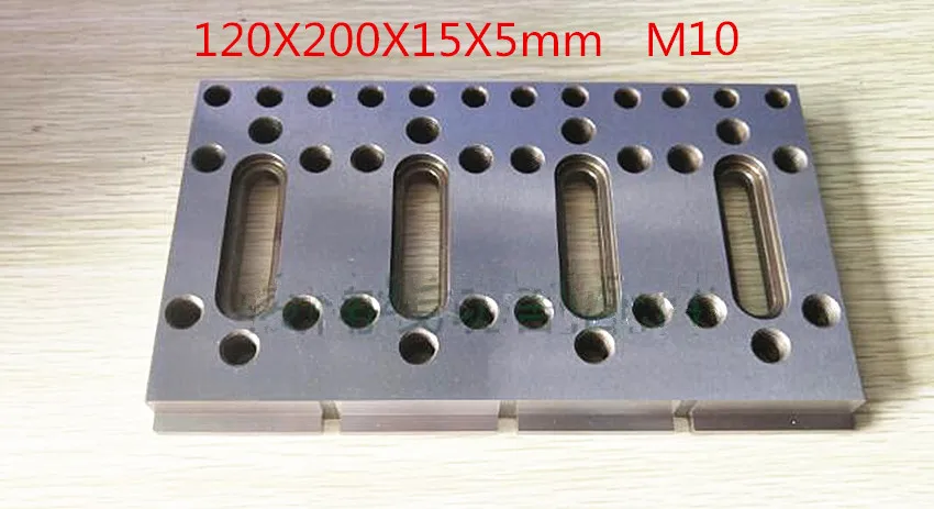 Wire EDM Machine Extension Clamp Jig Holder M10 120X200X15X5mm Stainless Steel For Spark DWC Wire Cut EDM Machine
Wire EDM Machine Extension Clamp Jig Holder M10 120X200X15X5mm Stainless Steel For Spark DWC Wire Cut EDM Machine