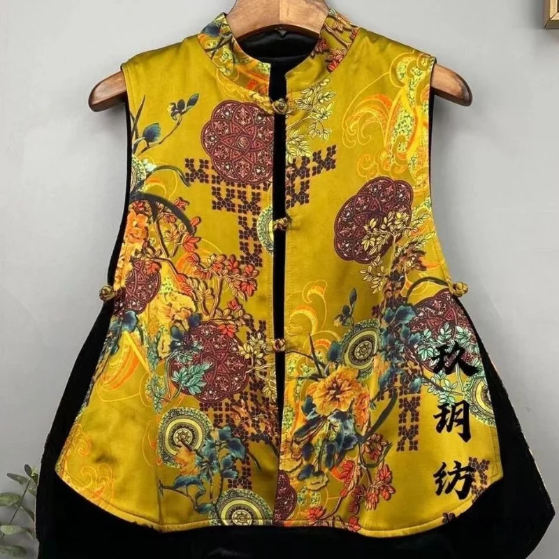 Женский Осенний жилет на застежке с воротником-стойкой
Женский Осенний жилет на застежке с воротником-стойкой