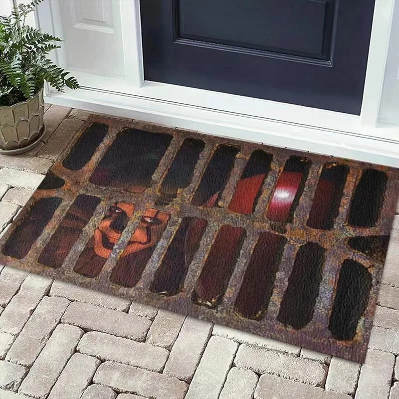 Anti-Slip Door Carpet Dust Mats Sewer Clown Entrance Doormat for Hallway Bedroom Kitchen Creative Decoration Design Shower Rugs
Anti-Slip Door Carpet Dust Mats Sewer Clown Entrance Doormat for Hallway Bedroom Kitchen Creative Decoration Design Shower Rugs