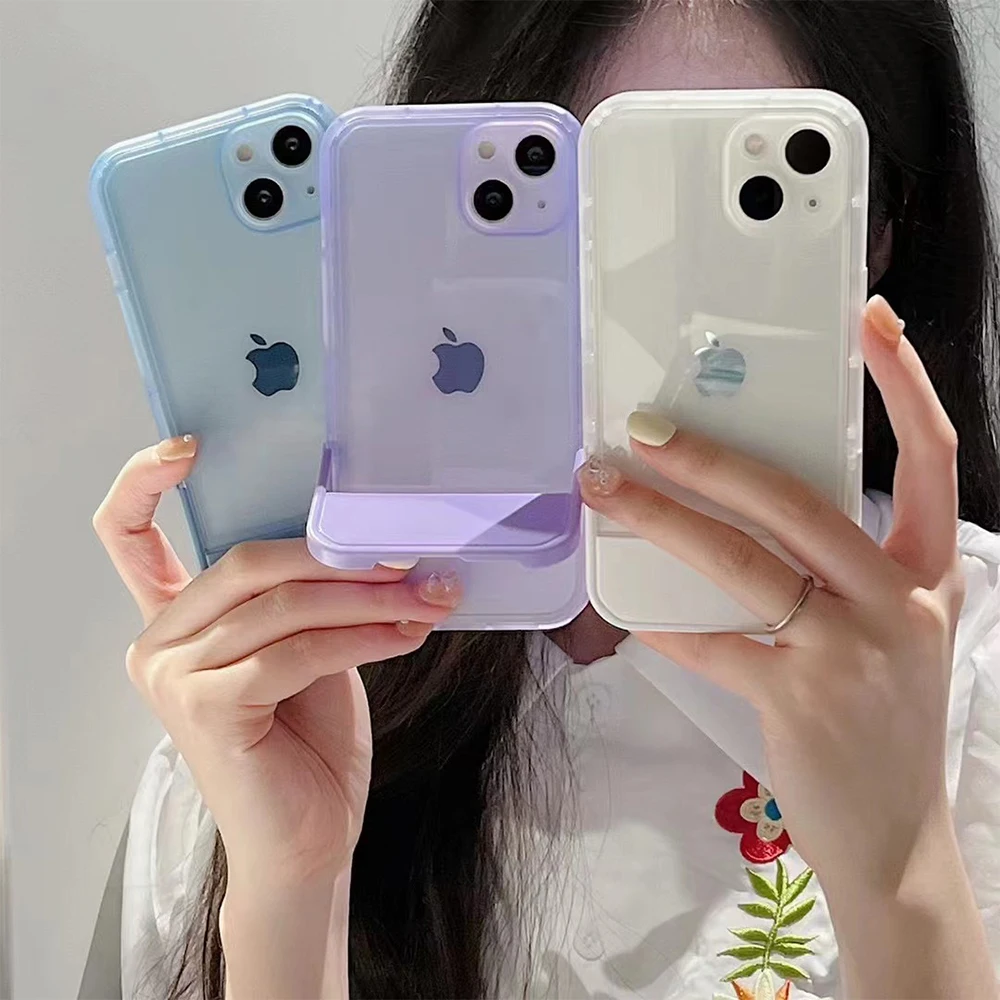 Simple Invisible Holder Transparent Case for IPhone 11 12 13 Pro 14 Max Plus All Inclusive Camera Shockproof Case
Simple Invisible Holder Transparent Case for IPhone 11 12 13 Pro 14 Max Plus All Inclusive Camera Shockproof Case