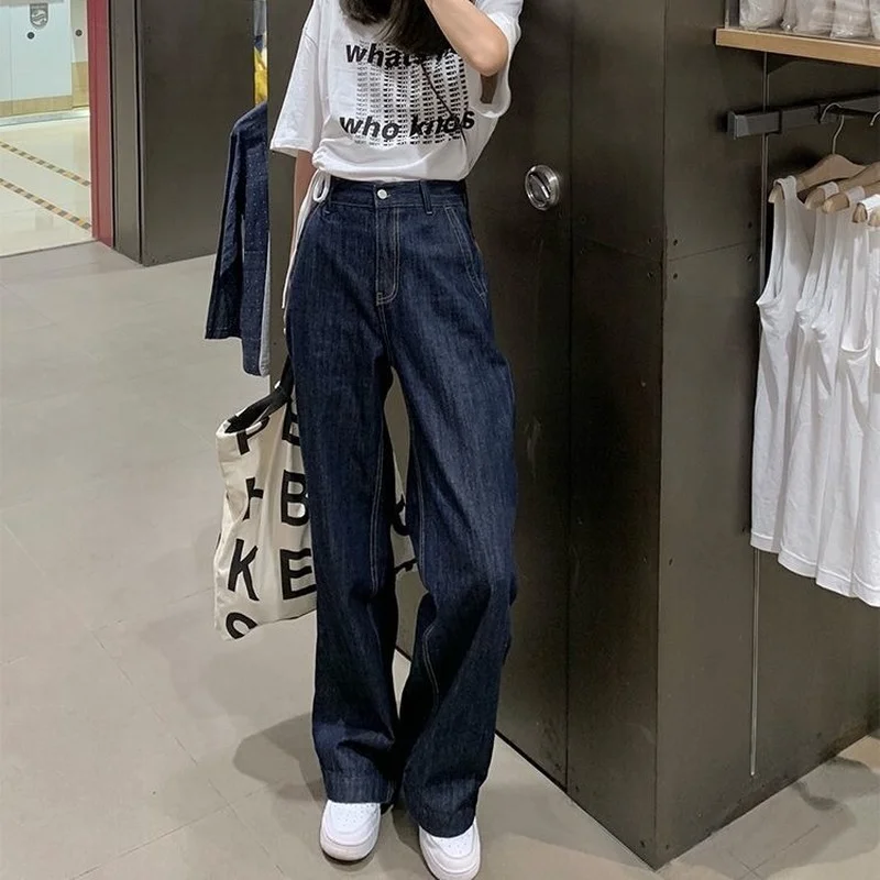 Wide Leg Baggy Jeans Women High Waist Retro Feminine Trousers Students Solid Vintage All-match Ins Chic Fashion Summer Harajuku
Wide Leg Baggy Jeans Women High Waist Retro Feminine Trousers Students Solid Vintage All-match Ins Chic Fashion Summer Harajuku