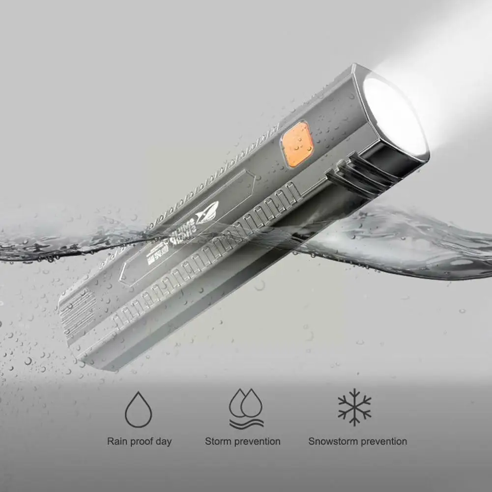 Flashlight Abs Rechargeable Waterproof Flashlight Spotlight Flashlight Charging Treasure Portable With Hiking Edc Tools Cam T4e5
Flashlight Abs Rechargeable Waterproof Flashlight Spotlight Flashlight Charging Treasure Portable With Hiking Edc Tools Cam T4e5