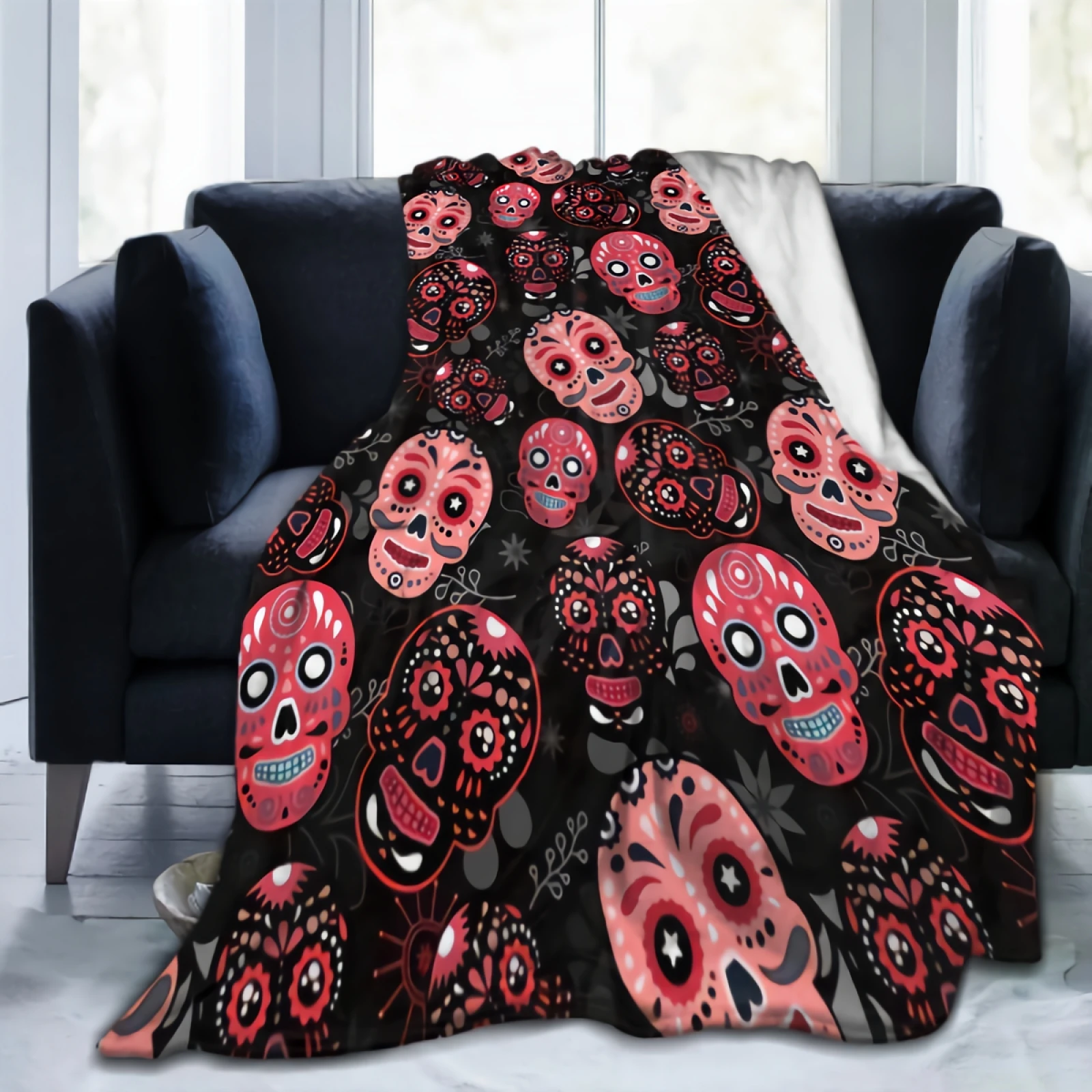 Blanket Sherpa Fleece Blanket Colorful Skulls Mexican Abstract Style Throw Blankets for Crib Bed Couch Chair Four Seasons
Blanket Sherpa Fleece Blanket Colorful Skulls Mexican Abstract Style Throw Blankets for Crib Bed Couch Chair Four Seasons