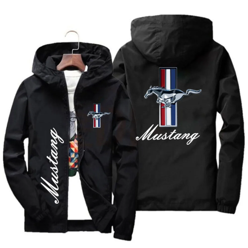 Spring and Autumn Ford Mustang Car Logo Print Hooded Jacket FashionCharge Jacket Men's Wind Jacket Men's Outdoor Casual WearYK18
Spring and Autumn Ford Mustang Car Logo Print Hooded Jacket FashionCharge Jacket Men's Wind Jacket Men's Outdoor Casual WearYK18