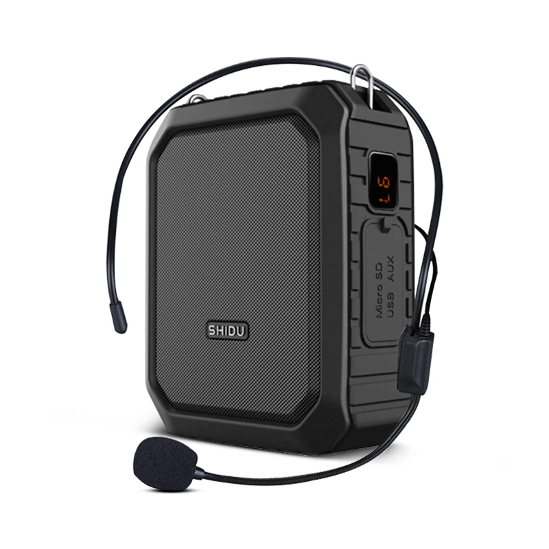 SHIDU M800 18W Loud Personal PA System Wired Microphone Rechargeable Waterproof Voice Amplifier For Outdoor Teaching Training
SHIDU M800 18W Loud Personal PA System Wired Microphone Rechargeable Waterproof Voice Amplifier For Outdoor Teaching Training