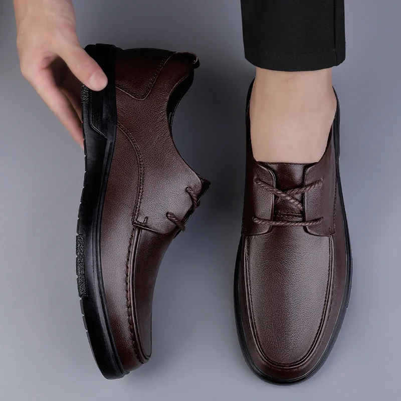 2023 Autumn Basic Shoes for Male Slip-on Men's Casual Shoes Low Heel Leather Casual Shoe Light Man's Leather Loafers Zapatos
2023 Autumn Basic Shoes for Male Slip-on Men's Casual Shoes Low Heel Leather Casual Shoe Light Man's Leather Loafers Zapatos