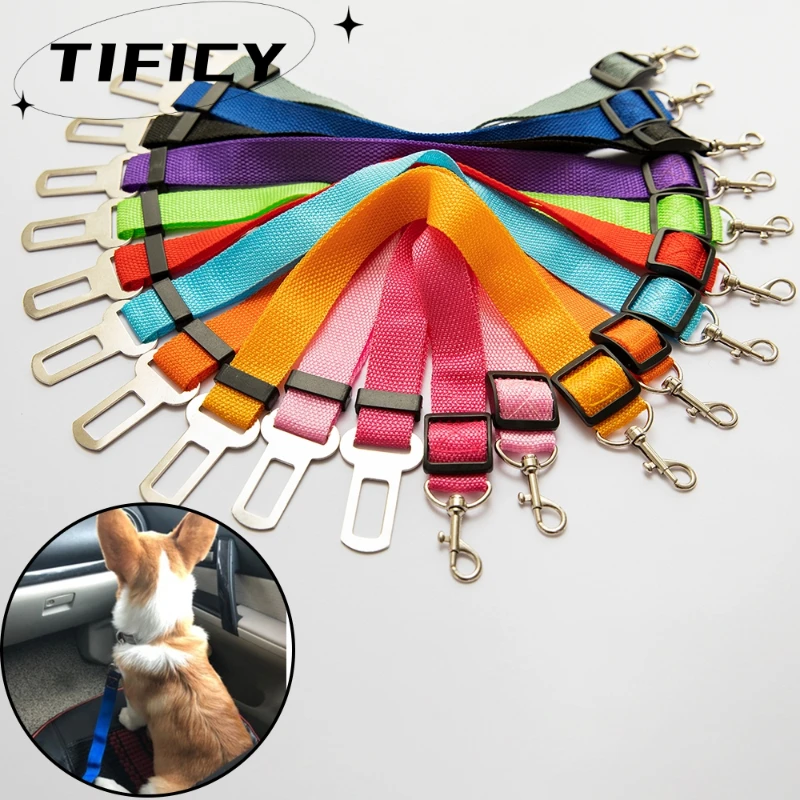 Adjustable Pet Dog Cat Car Seat Belt for Dogs Harness Leash Small Medium Travel Clip French Bulldog Dog Accessories Supplies
Adjustable Pet Dog Cat Car Seat Belt for Dogs Harness Leash Small Medium Travel Clip French Bulldog Dog Accessories Supplies