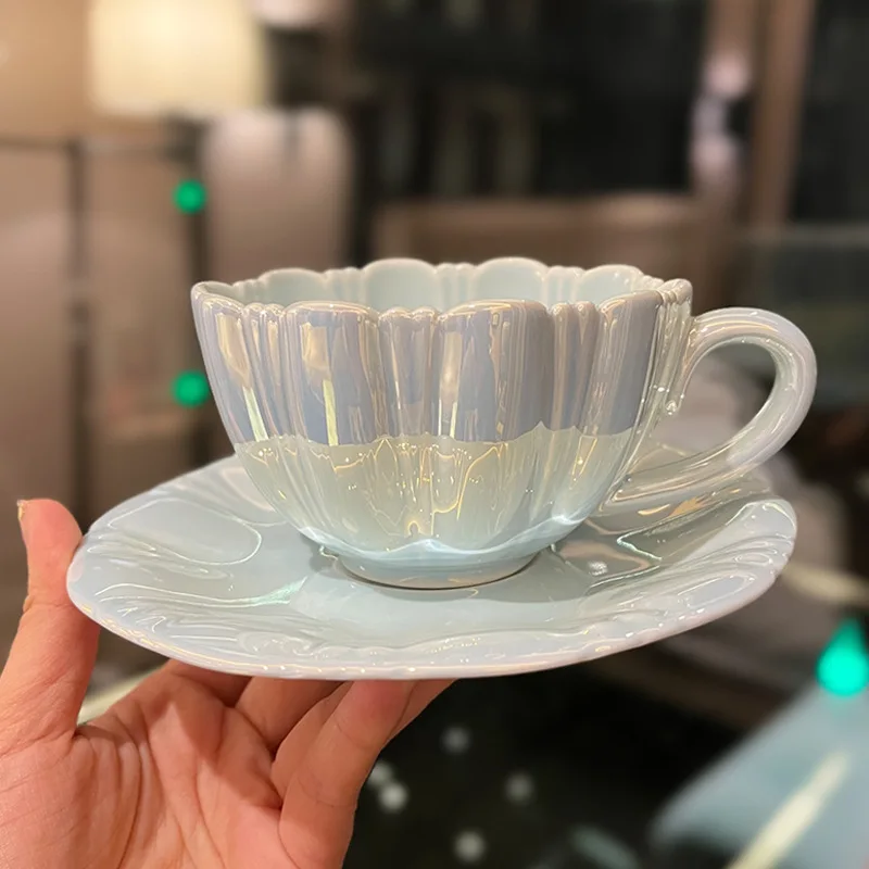 Petal Coffee Cup Set Office,Ceramic Cup and Plate Exquisite Coffee Mug Tea Cup Set Bubble Tea Cup Cute Cup
Petal Coffee Cup Set Office,Ceramic Cup and Plate Exquisite Coffee Mug Tea Cup Set Bubble Tea Cup Cute Cup