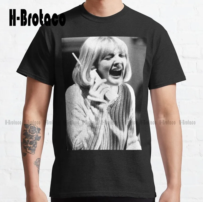 

Классическая футболка с изображением крика из фильма «ужас», Кейси бекера, забавная уличная одежда, мультяшная футболка, унисекс, цифровая ...