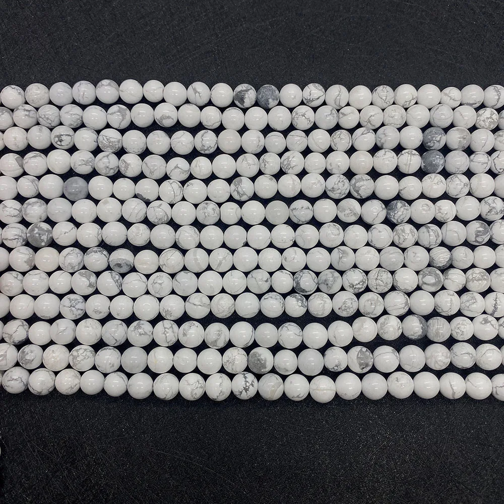 Howlite Loose Spacer Beads Round Spherical Jewelry DIY Making Earring Necklace Bracelets Natural Stone Beaded Charms Accessories
Howlite Loose Spacer Beads Round Spherical Jewelry DIY Making Earring Necklace Bracelets Natural Stone Beaded Charms Accessories
