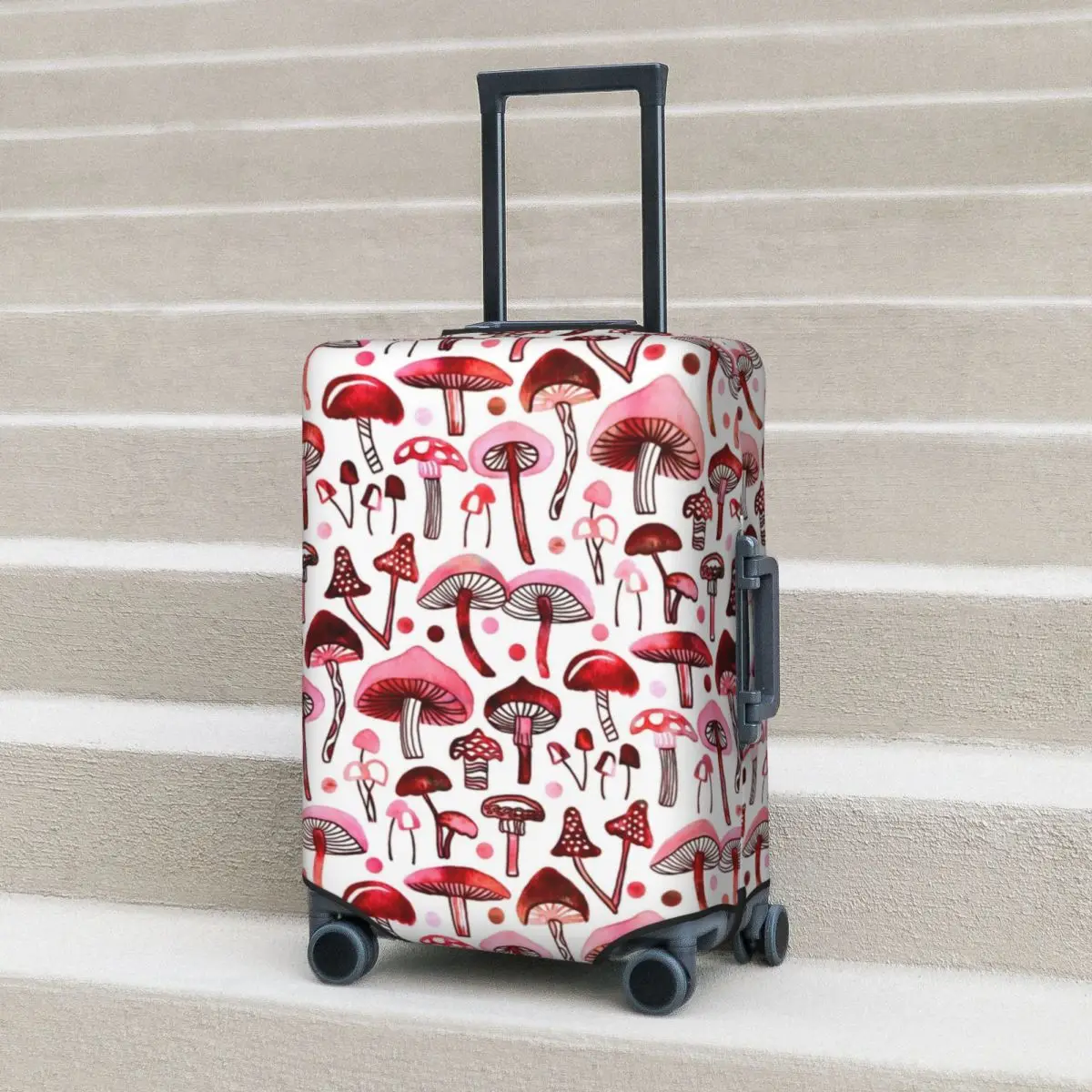 Pink Mushrooms Suitcase Cover Cute Dots Magic Plant Flight Business Elastic Luggage Accesories Protector
Pink Mushrooms Suitcase Cover Cute Dots Magic Plant Flight Business Elastic Luggage Accesories Protector