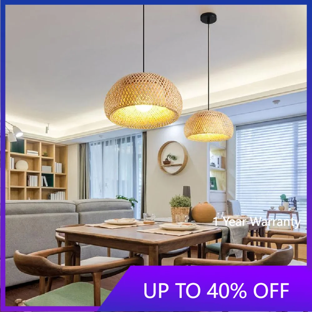 Lighting Rattan Lamp Handmade Bamboo Chandelier Retro Cafe Bar Lounge For Garden Restaurant Bedroom with Light Source
Lighting Rattan Lamp Handmade Bamboo Chandelier Retro Cafe Bar Lounge For Garden Restaurant Bedroom with Light Source